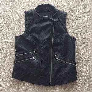 Maurices Faux Leather Vest