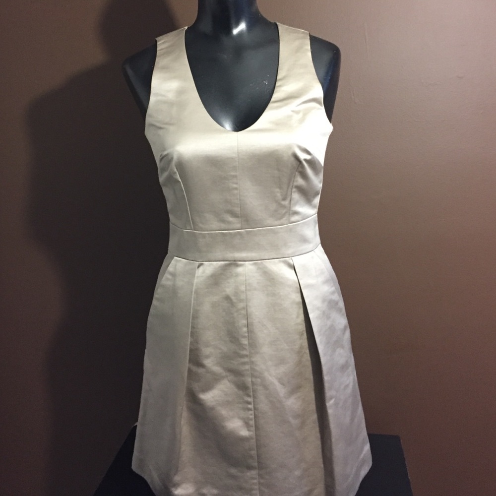 French Connection gold dress