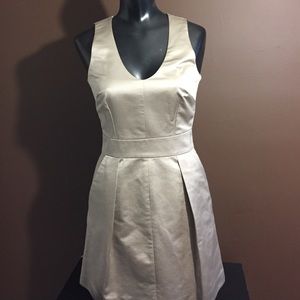 French Connection gold dress