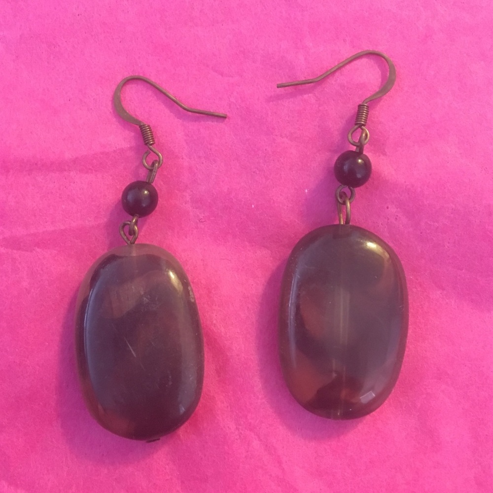 Bohemian marble earings