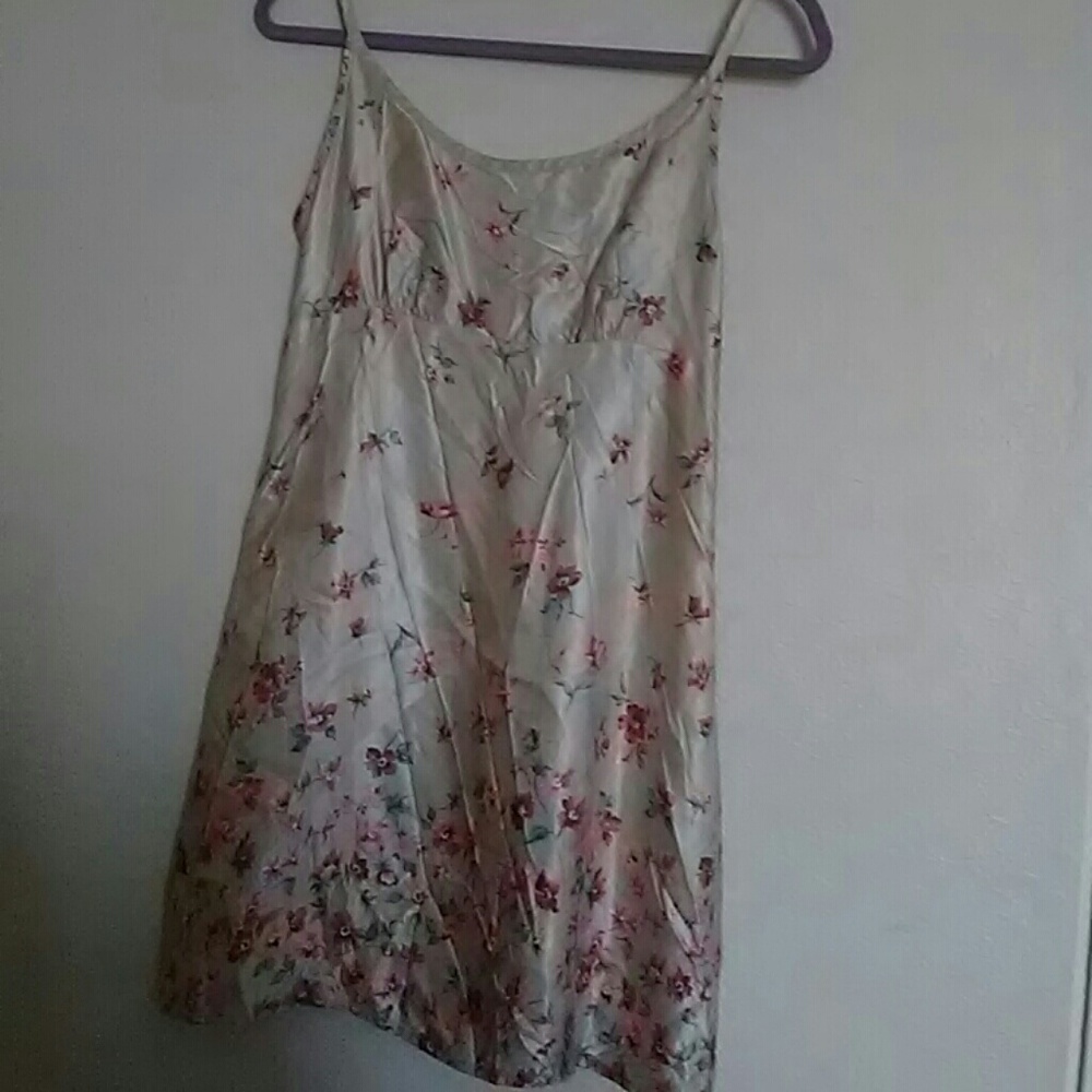 Silk flower dress