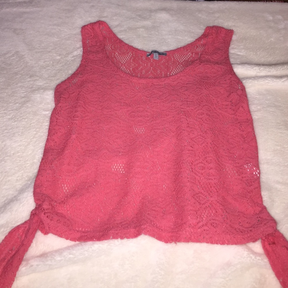 Girls lace tank top