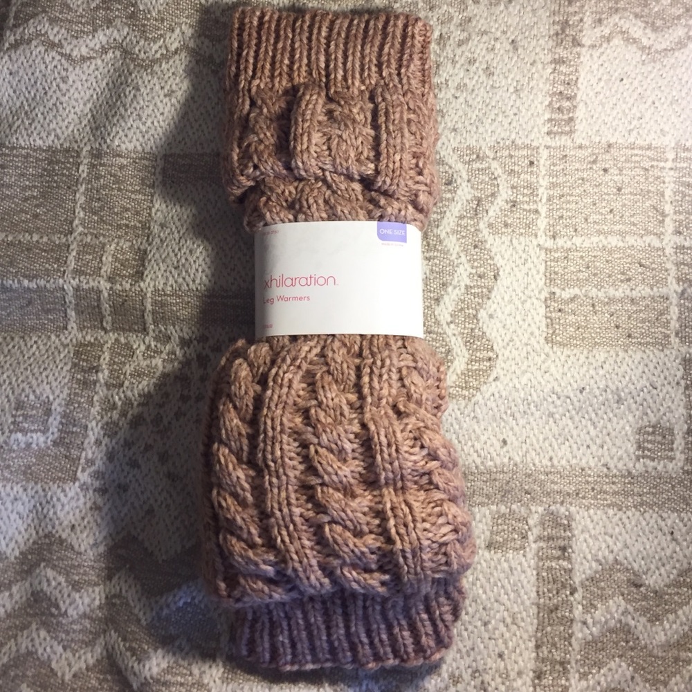 Knit leg warmers