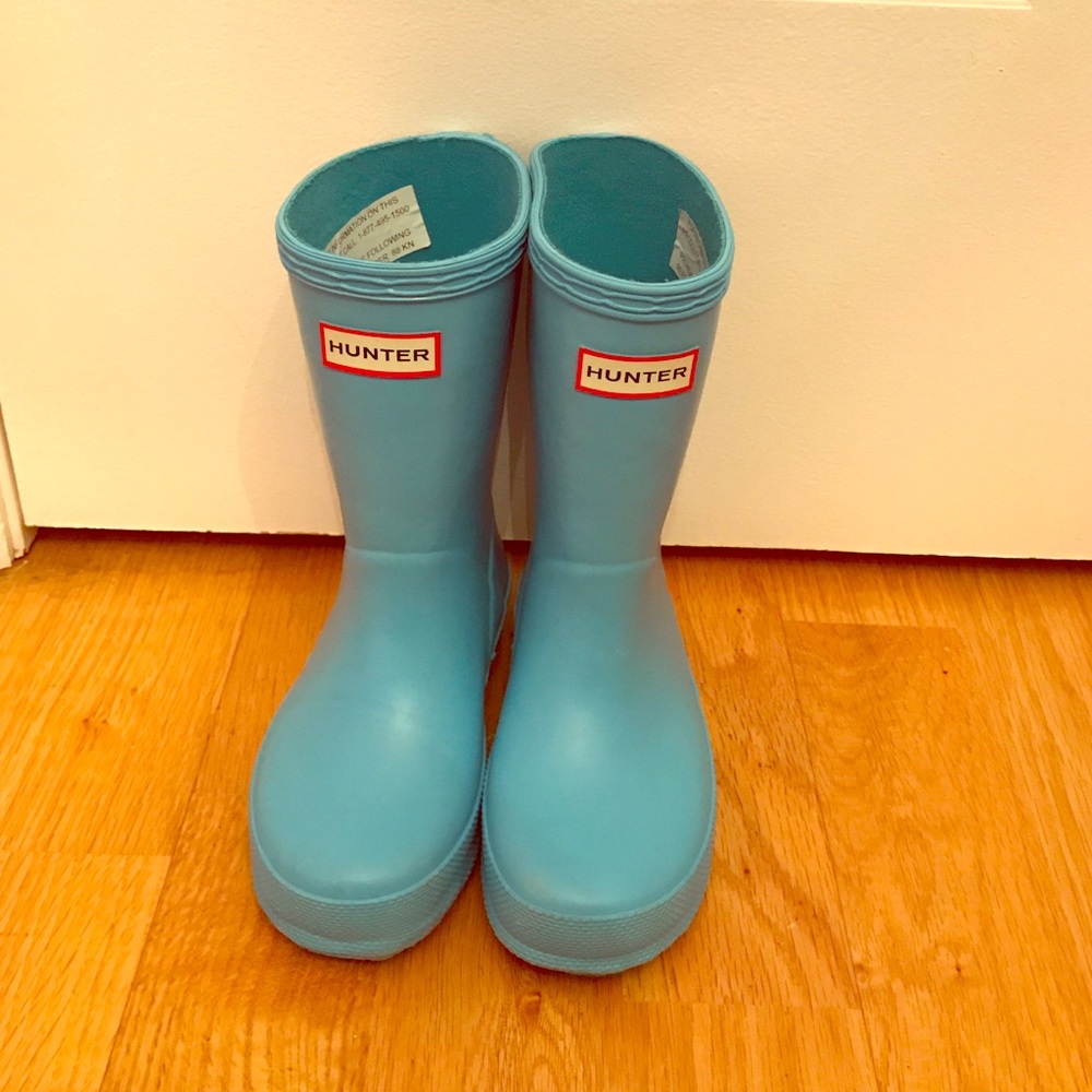 Hunter kids classic first gloss rain boots