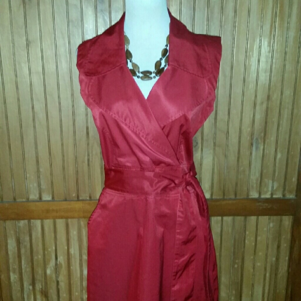 Cortelle Collared Faux Wrap Midi