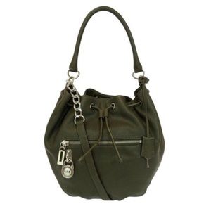 Michael Michael kors olive green satchel.