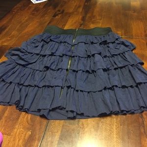 Purple skirt with zipper