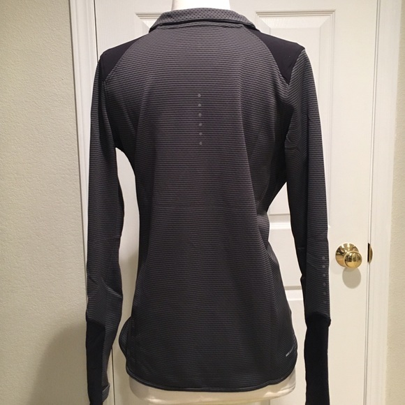 Nike Running Aeroreact 1/4 Zip Jacket Black/Gray L - Picture 2 of 4