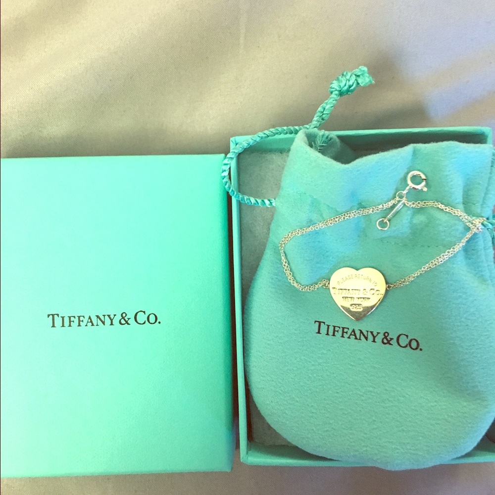 Tiffany & Co. heart charm bracelet