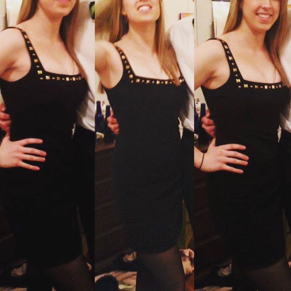 Caché Black Bandage Dress