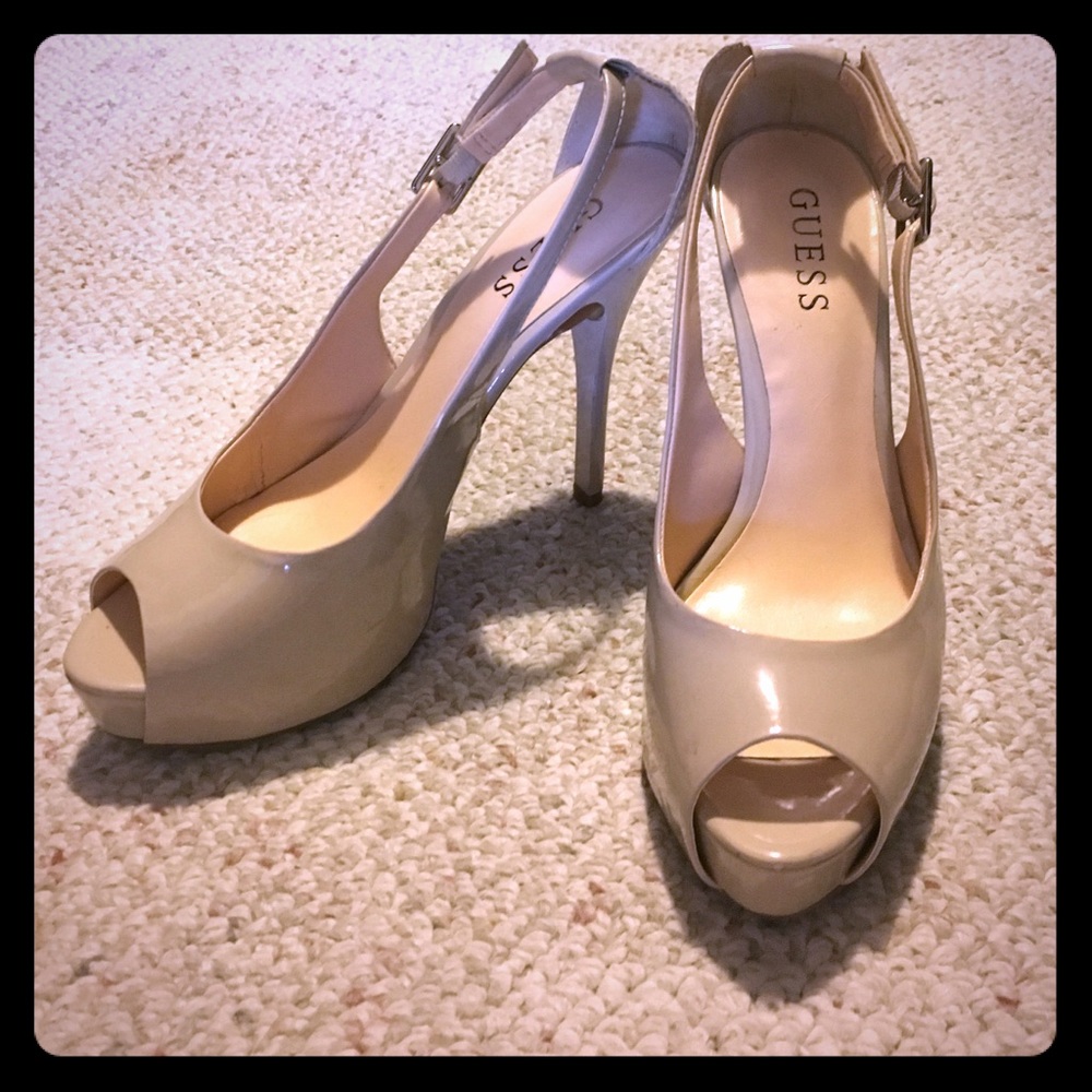 Guess platform heels