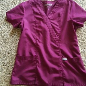 Scrub top Grey's anatomy magenta