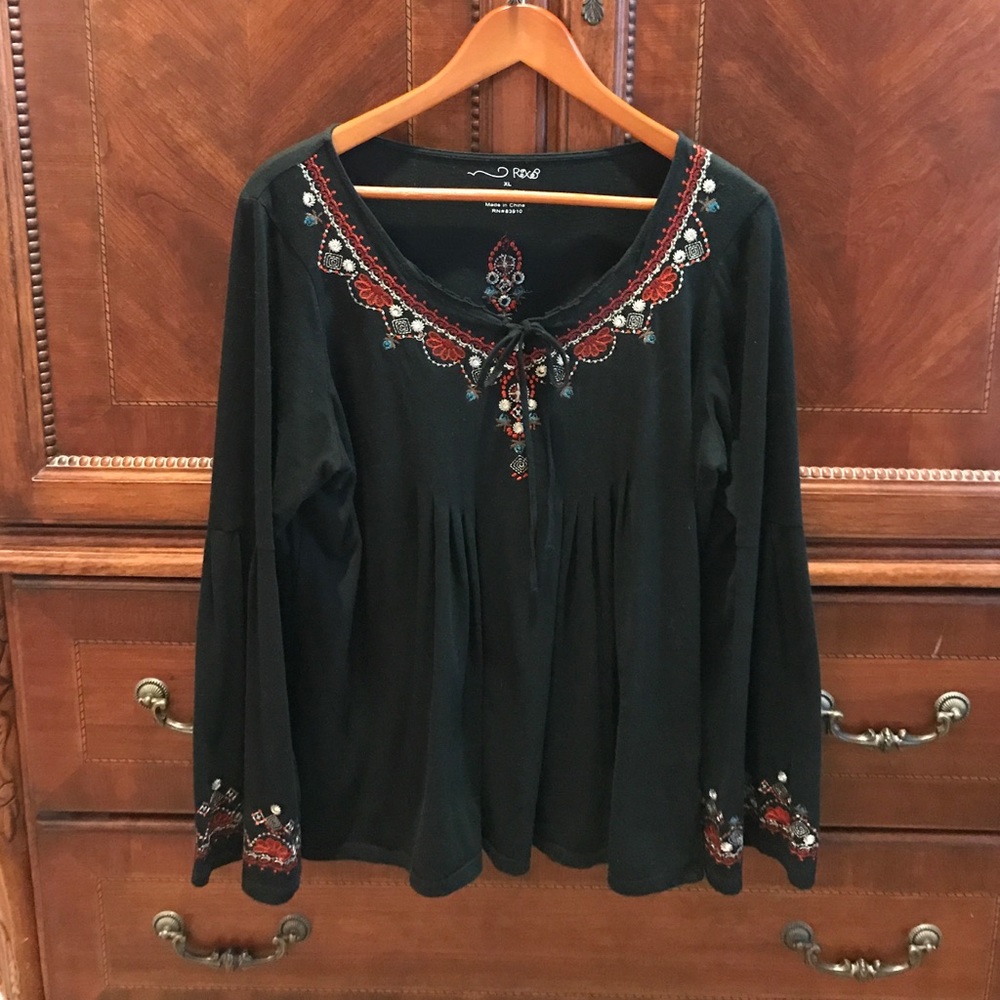 RXB Cotton Embroidered Top