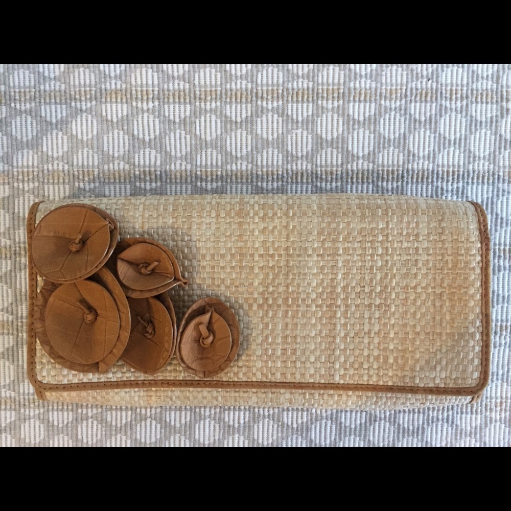 COLE HAAN Woven Clutch