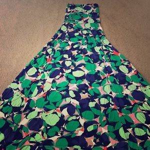 Gap floral maxi skirt/tube dress. Sz xs