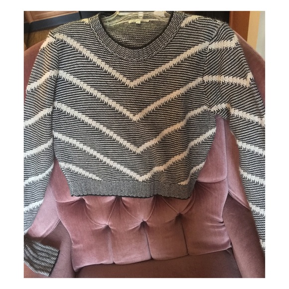Midriff Crew Sweater - Picture 1 of 3