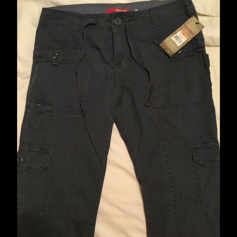 UnionBay Juniors Navy Cargo Pants size 7
