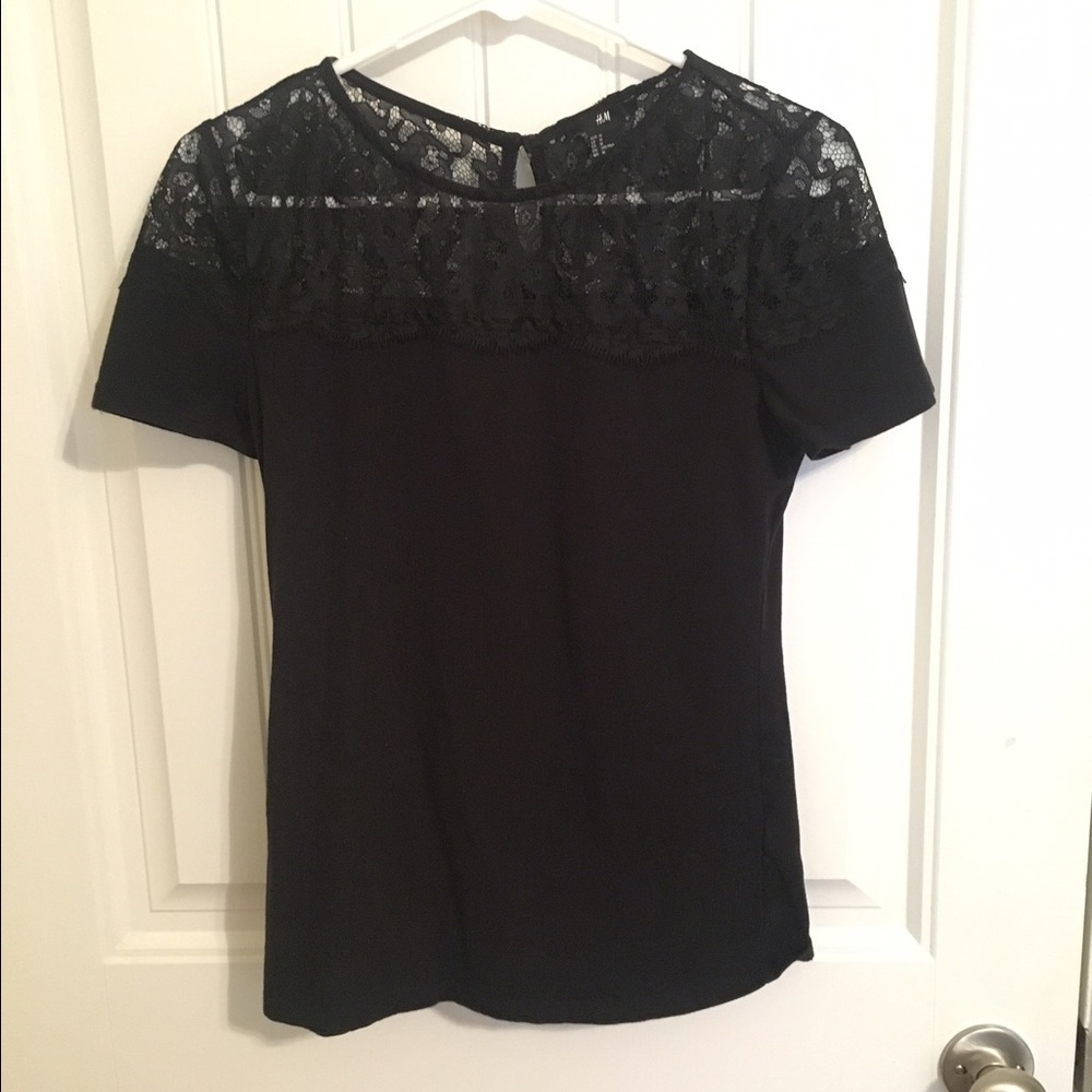 Two Tees with lace tops