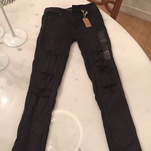 Ripped black American Eagle jeans
