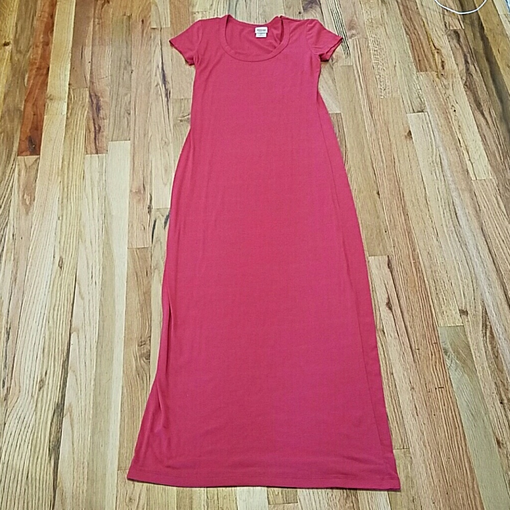Rose maxi dress