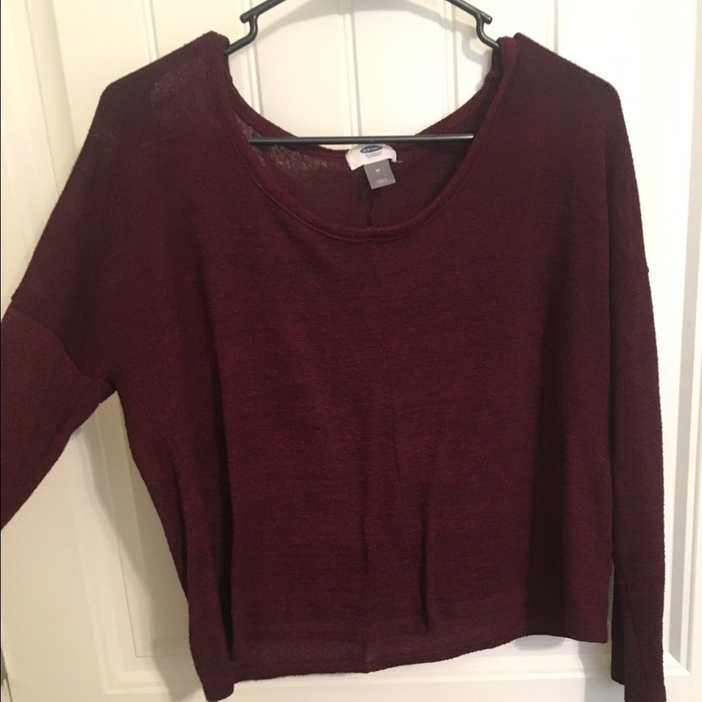 Maroon sweater