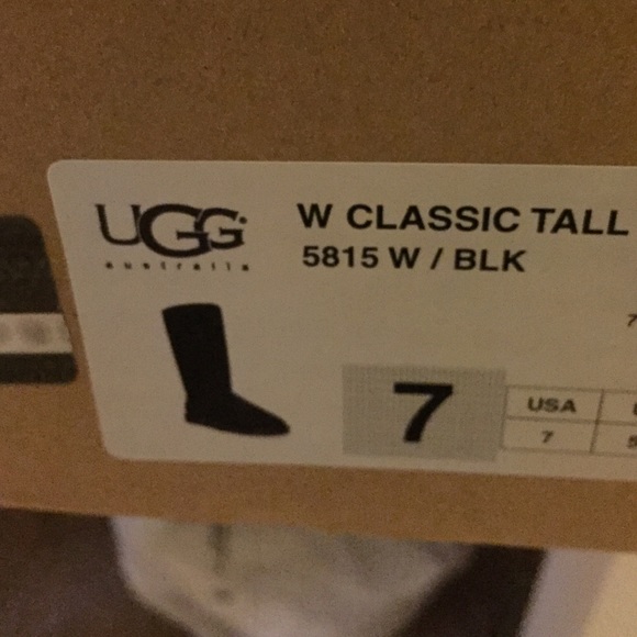 Tall black UGG's size 7. - Picture 3 of 3
