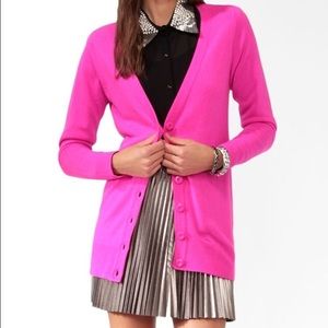 F21 Pink Cardigan