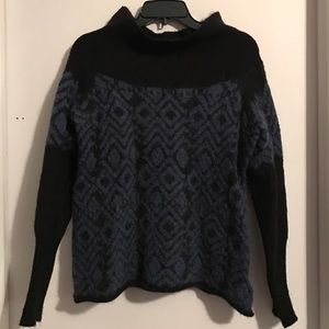 🆕Lucky brand blueblack wool alpaca mohair sweater