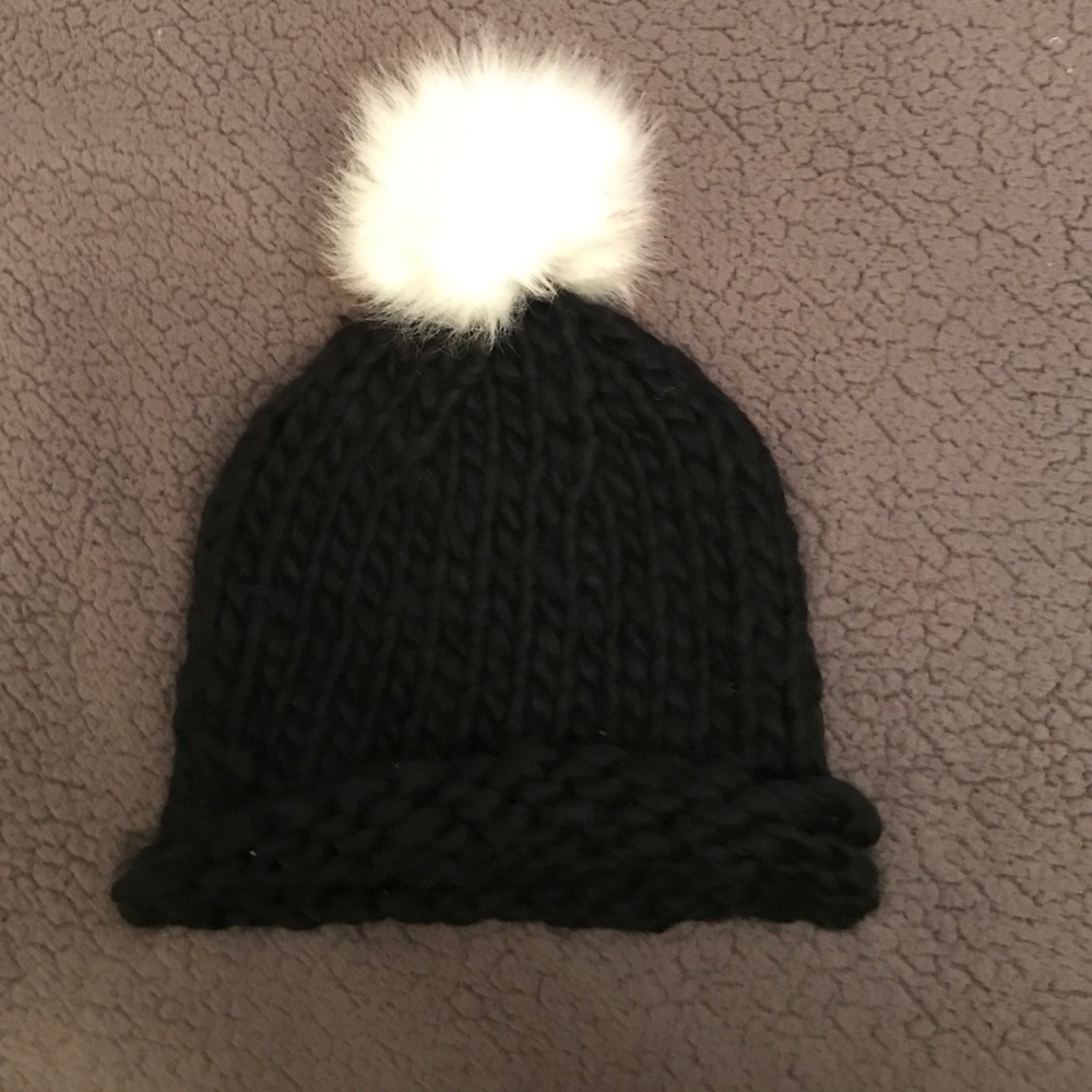 Warm, knitted winter hat