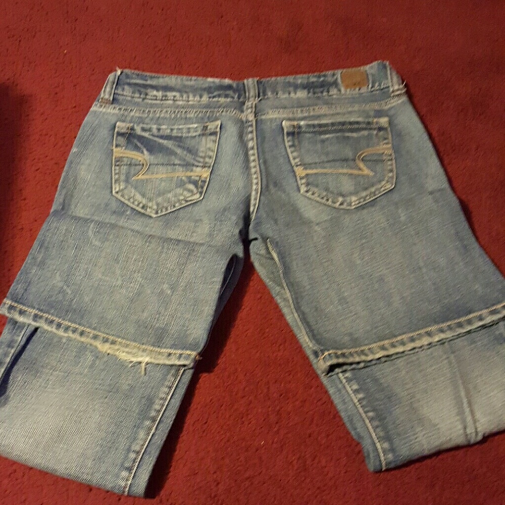 AEO favorite boyfriend jean, size 4 reg.