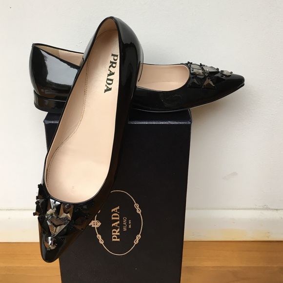 Prada embellished ballet flats - Picture 4 of 14