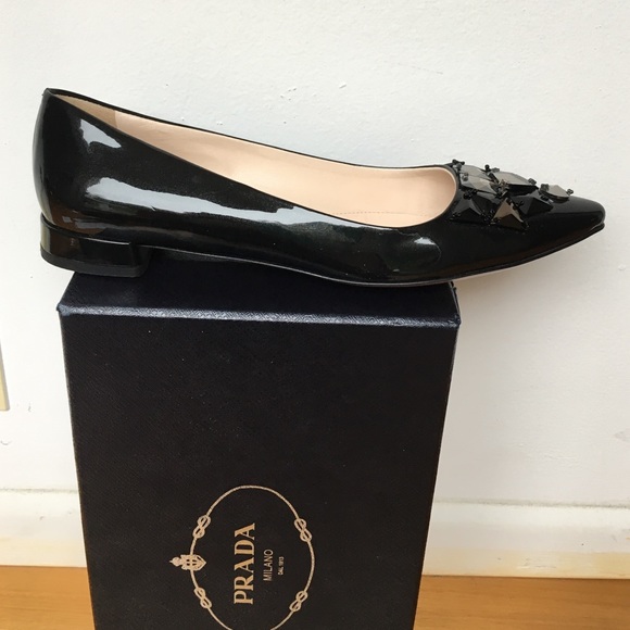 Prada embellished ballet flats - Picture 6 of 14