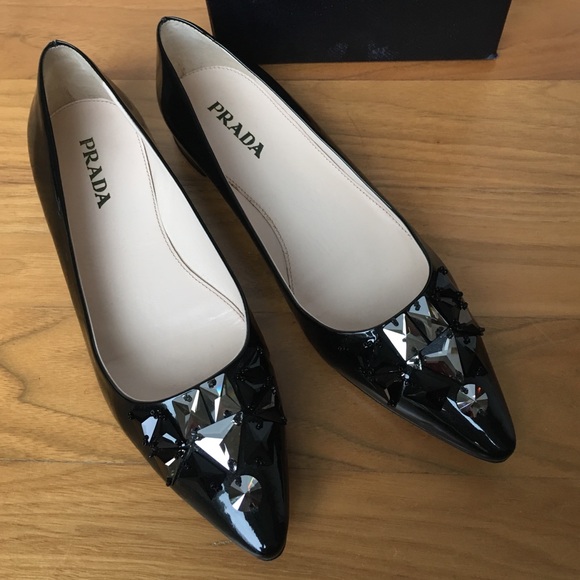 Prada embellished ballet flats - Picture 7 of 14