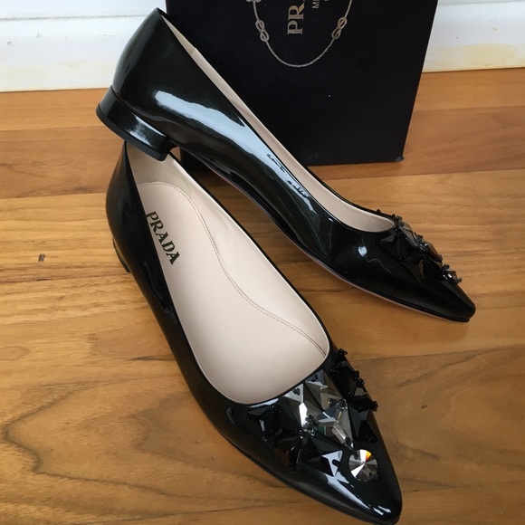 Prada embellished ballet flats - Picture 8 of 14