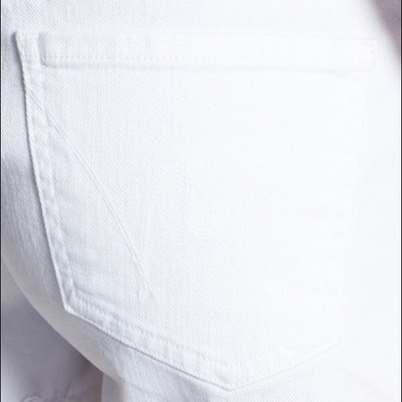 Citizens of Humanity white jean shorts - Picture 3 of 3