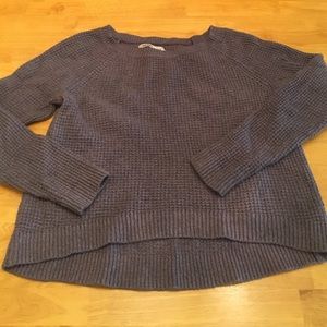 Hand-dyed cropped sweater.