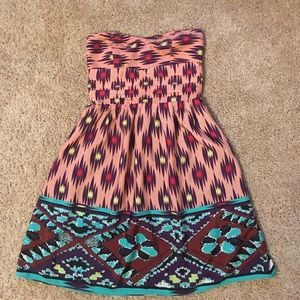 MM Couture strapless dress