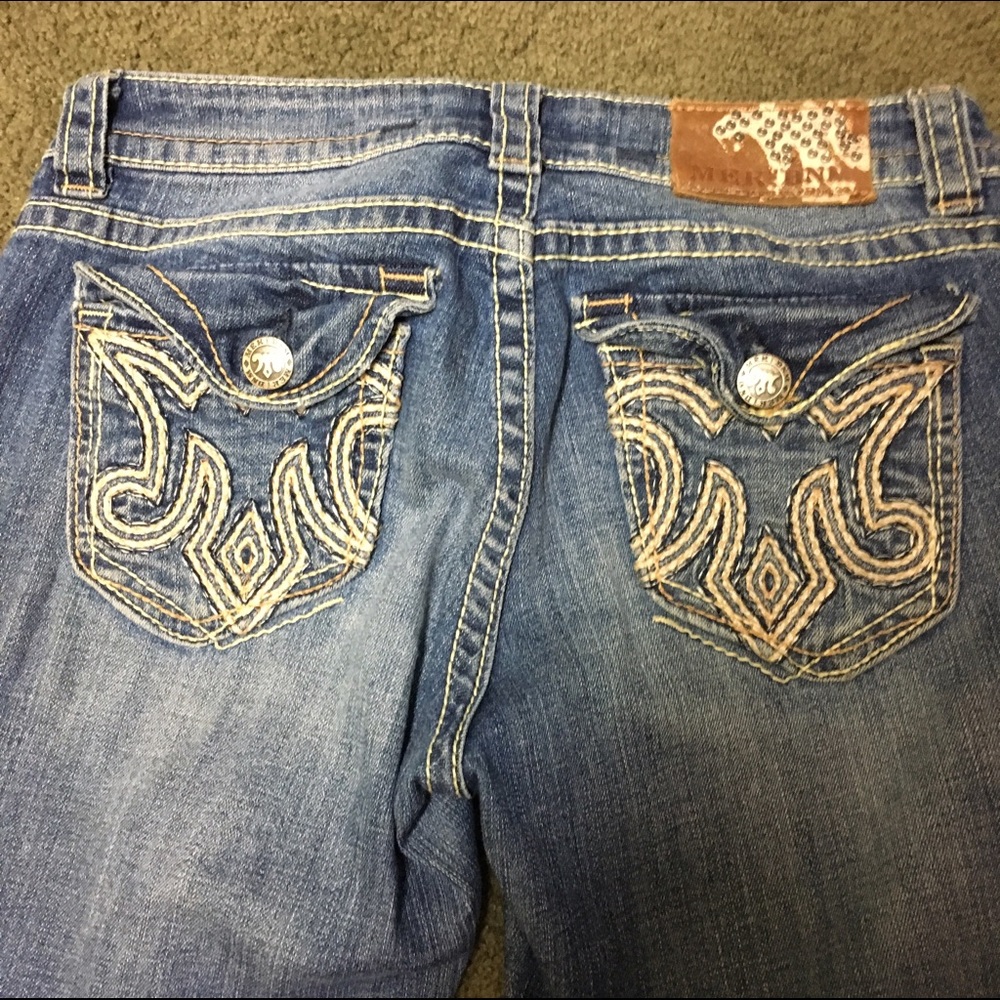 Mek Denim for Buckle boot cut jeans, size 26.