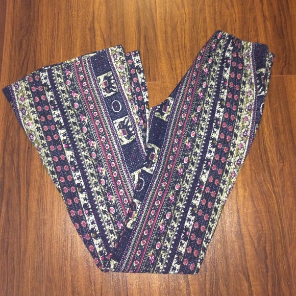 Sweater bohemian elephant print bellbottoms - Picture 2 of 4
