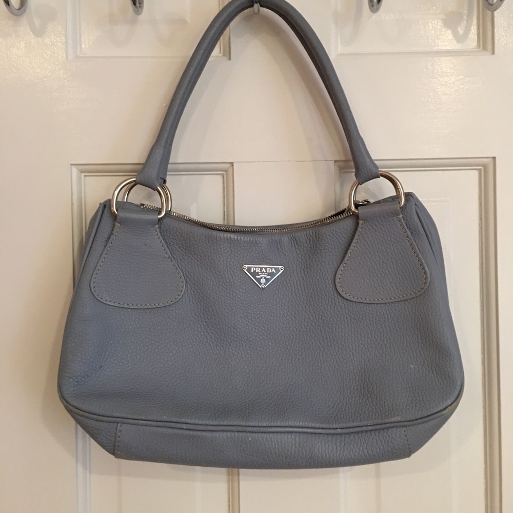 Light Blue Prada Handbag