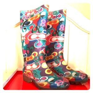 ⚜️Multicolor Coach Rainboots⚜️