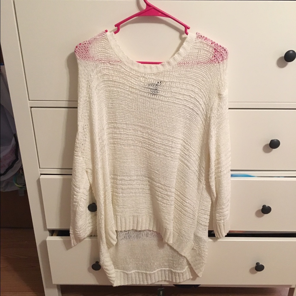 Sheer long sleeve