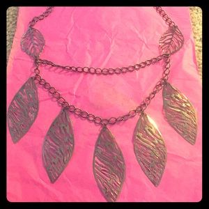 Leaf necklace!!