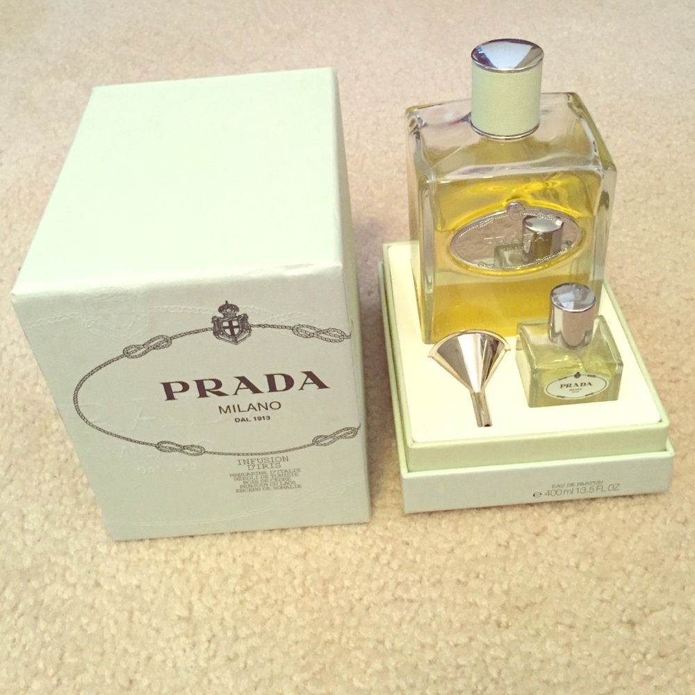 Professional-size Prada Milano Infusion D'Iris set