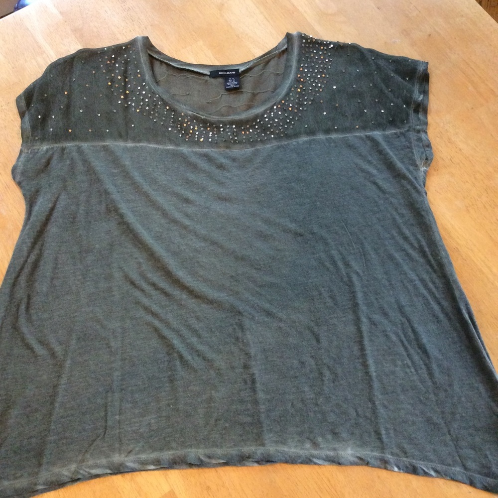 DKNY embellished Tee