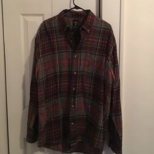 Men's Large Flannel Button Down Shirt