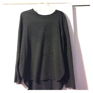 Comfy dark gray elephant sweatshirt