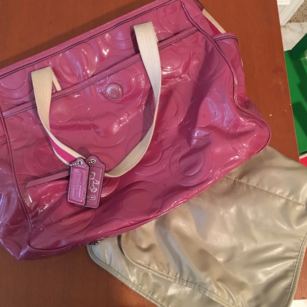 Coach diaper bag