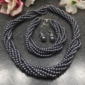 Necklace - Bracelet - earrings set