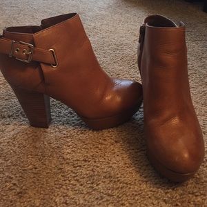 Brown booties